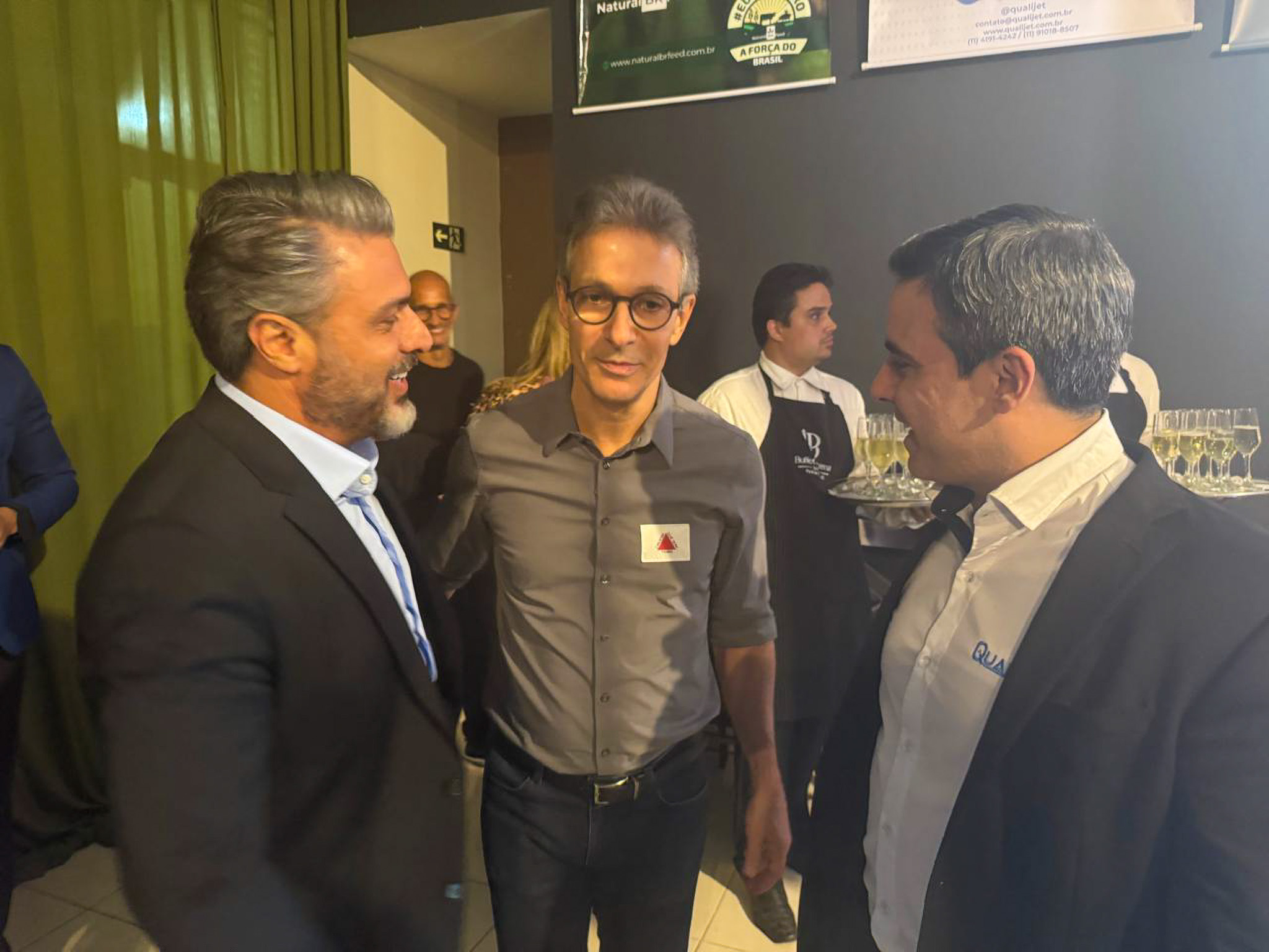 Marcelo Arante (Board Member), Romeu Zema (Governador) e Alberto